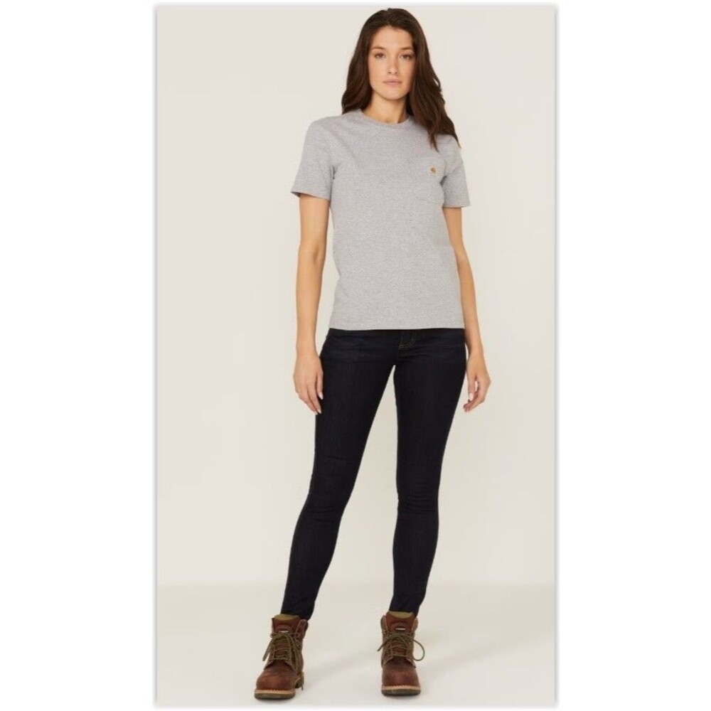 Carhartt Womens Rugged Flex Slim Fit Tapered Leg Jeans 104976 Size 2 Regular NEW